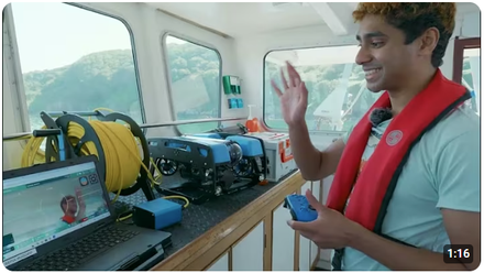 Deploying the ROV Icon
